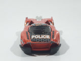 2003 Hot Wheels Maelstrom Police Short Fuse Bomb Orange Die Cast Toy Car Vehicle