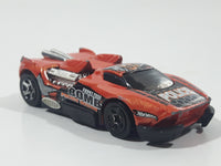 2003 Hot Wheels Maelstrom Police Short Fuse Bomb Orange Die Cast Toy Car Vehicle