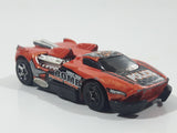 2003 Hot Wheels Maelstrom Police Short Fuse Bomb Orange Die Cast Toy Car Vehicle