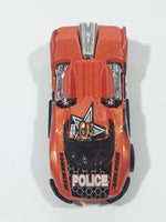 2003 Hot Wheels Maelstrom Police Short Fuse Bomb Orange Die Cast Toy Car Vehicle