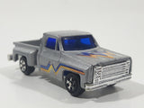 Vintage Speed Wheels Chevy Stepside Truck Silver Die Cast Toy Car Vehicle Made in China