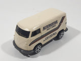 2006 Matchbox MBX Metal VW Delivery Van Cream Flat Tan Die Cast Toy Car Vehicle