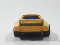 Vintage Tomica Tomy Lancia Turbo International Rally 1:45 Scale Yellow Pull Back Die Cast Toy Car Vehicle Made in Hong Kong