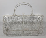 Vintage Estee Lauder Wire Purse Vanity Makeup Holder