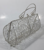 Vintage Estee Lauder Wire Purse Vanity Makeup Holder