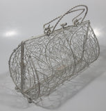 Vintage Estee Lauder Wire Purse Vanity Makeup Holder