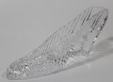 Shannon Crystal Designs Of Ireland Hand Crafted Crystal Glass Slipper 6 1/2" Long Ornament