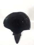 Vintage Black Victorian Style Boot 10" Tall Ceramic Ornamental Vase