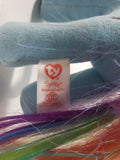 2016 Ty Beanie Babies Sparkle My Little Pony Rainbow Dash 8" Tall Toy Stuffed Plush with Tags