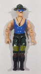 Vintage 1986 Hasbro G.I. Joe Sgt Slaughter 4" Tall Toy Action Figure Missing Thumb