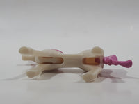 Geobra PlayMobil 4" Long White and Pink Unicorn Animal Figure