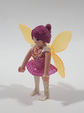 Geobra PlayMobil Mystery Series Fairy Pink Dress with Yellow Wings 3" Tall Toy Figure 5597