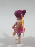 Geobra PlayMobil Mystery Series Fairy Pink Dress with Yellow Wings 3" Tall Toy Figure 5597