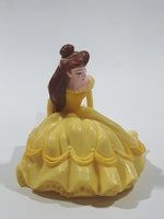 DecoPac Disney Belle Sitting on White Table 3 1/4" Tall Toy Figure