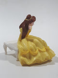 DecoPac Disney Belle Sitting on White Table 3 1/4" Tall Toy Figure