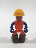 Toy State CAT Caterpillar Construction Worker 2 5/8" Tall Toy Figure