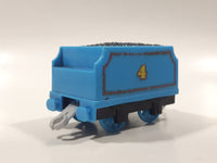 2013 Gullane Thomas and Friends Blue Coal Tender #4 Plastic Toy Train Car Vehicle