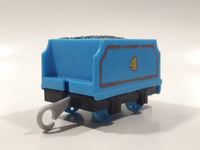 2013 Gullane Thomas and Friends Blue Coal Tender #4 Plastic Toy Train Car Vehicle