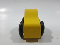 Yellow Sports Car Wood Toy Car Vehicle