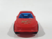 Unknown Brand Red with Blue Interior Plastic Body Die Cast Toy Car Vehicle