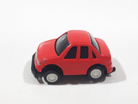 D9-NK7 Red Sedan Pull Back Die Cast Toy Car Vehicle