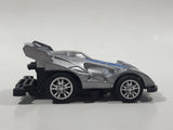 Unknown Brand Super #4 Silver Pull Back Die Cast Toy Car Vehicle