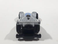 Unknown Brand Super #4 Silver Pull Back Die Cast Toy Car Vehicle