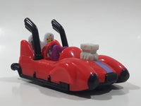 2022 McDonald's UCS Minions the rise of Gru Vicious Six Flying Car Red Plastic Toy Car Vehicle