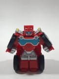 Transformers Red Fire Truck Red Plastic Toy Car Vehicle