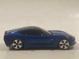 Maisto 2014 Corvette Stingray Blue Die Cast Toy Car Vehicle