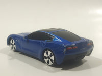 Maisto 2014 Corvette Stingray Blue Die Cast Toy Car Vehicle