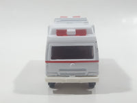 1996 Tomy Tomica No. 118 Super Ambulance White Die Cast Toy Car Vehicle with Slide Out Sides