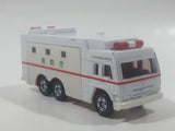 1996 Tomy Tomica No. 118 Super Ambulance White Die Cast Toy Car Vehicle with Slide Out Sides