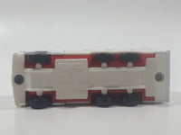 1996 Tomy Tomica No. 118 Super Ambulance White Die Cast Toy Car Vehicle with Slide Out Sides