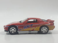 Road & Track No. 4021 Mazda RX-7 Dark Orange Red 1:43 Scale Die Cast Toy Car Vehicle with Opening Doors