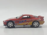 Road & Track No. 4021 Mazda RX-7 Dark Orange Red 1:43 Scale Die Cast Toy Car Vehicle with Opening Doors