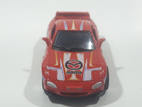 Road & Track No. 4021 Mazda RX-7 Dark Orange Red 1:43 Scale Die Cast Toy Car Vehicle with Opening Doors