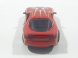 Road & Track No. 4021 Mazda RX-7 Dark Orange Red 1:43 Scale Die Cast Toy Car Vehicle with Opening Doors