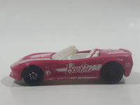 2018 Hot Wheels HW Screen Time Barbie '14 Chevrolet Corvette Stingray Convertible Pink Die Cast Toy Car Vehicle