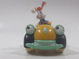 Rare Vintage Disney Amblin Who Framed Roger Rabbit? Benny The Cab Yellow Plastic Pull Back Toy Car Vehicle