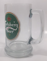 Vintage Carlsberg Lager Beer 5 1/2" Tall Glass Mug