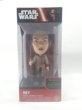 Funko Star Wars The Force Awakens Rey 5 1/2" Tall Vinyl Bobble Head New in Box