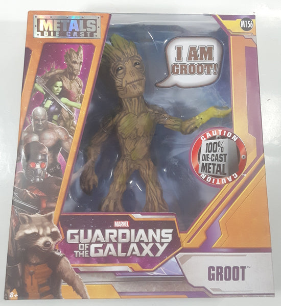 2016 Jada Metals Die Cast M156 Marvel Guardians Of The Galaxy Groot 6 1/2" Tall Toy Figures New in Box