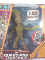 2016 Jada Metals Die Cast M156 Marvel Guardians Of The Galaxy Groot 6 1/2" Tall Toy Figures New in Box