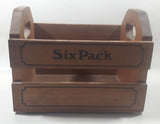 Vintage 1981 North Columbia Trading Company Molson Canadian Six Pack Wood Carrying Crate