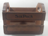 Vintage 1981 North Columbia Trading Company Molson Canadian Six Pack Wood Carrying Crate
