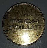 Vintage Famous Players Tech Town Gaming Game Token Metal Coin