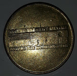 Vintage Famous Players Tech Town Gaming Game Token Metal Coin