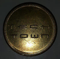 Vintage Famous Players Tech Town Gaming Game Token Metal Coin