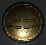 Vintage Famous Players Tech Town Gaming Game Token Metal Coin